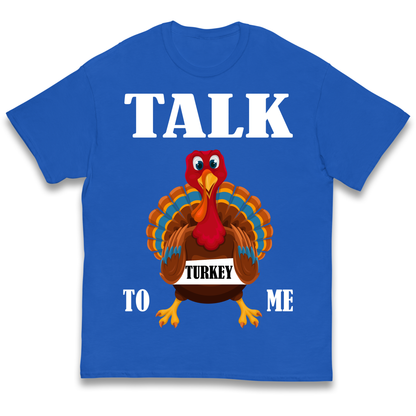 Talk Turkey To Me Christmas kids t shirt