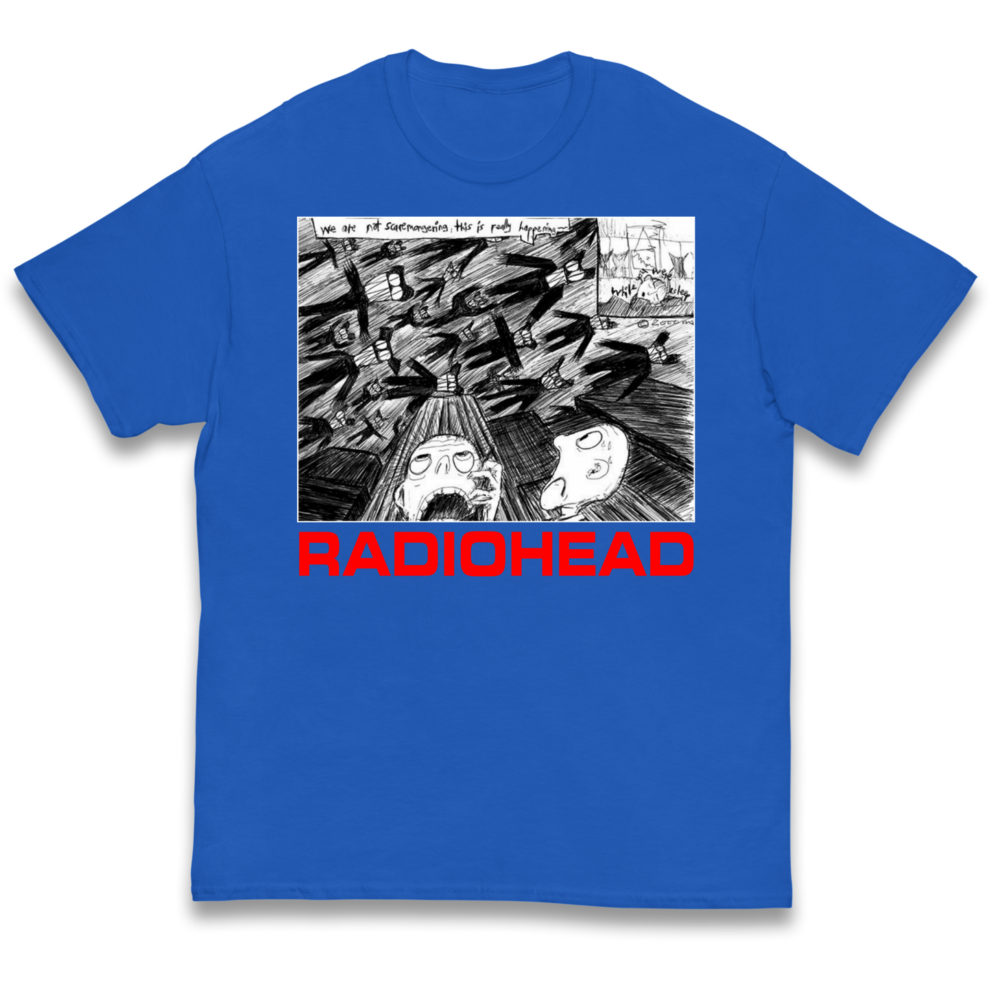 Radiohead We Are Not Screaming kids t shirt