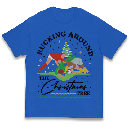 Rugby Christmas Kids T Shirt