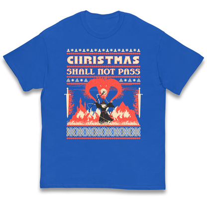 Christmas Shall Not Pass kids t shirt