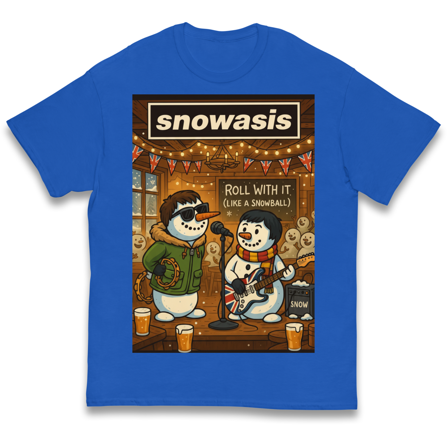 Snowasis Roll Christmas Kids T Shirt