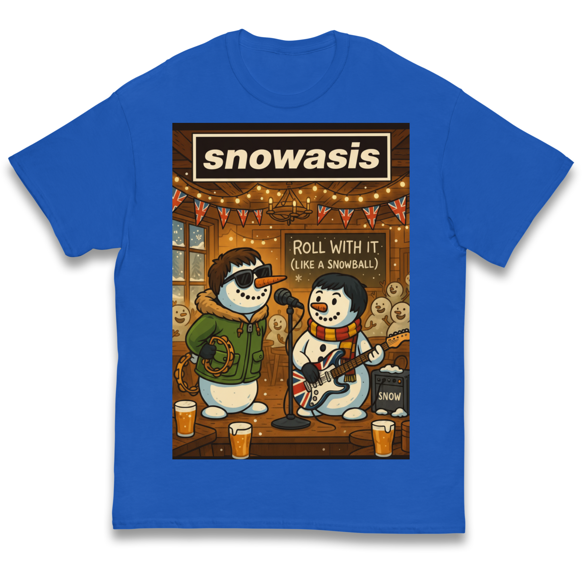 Snowasis Roll Christmas Kids T Shirt