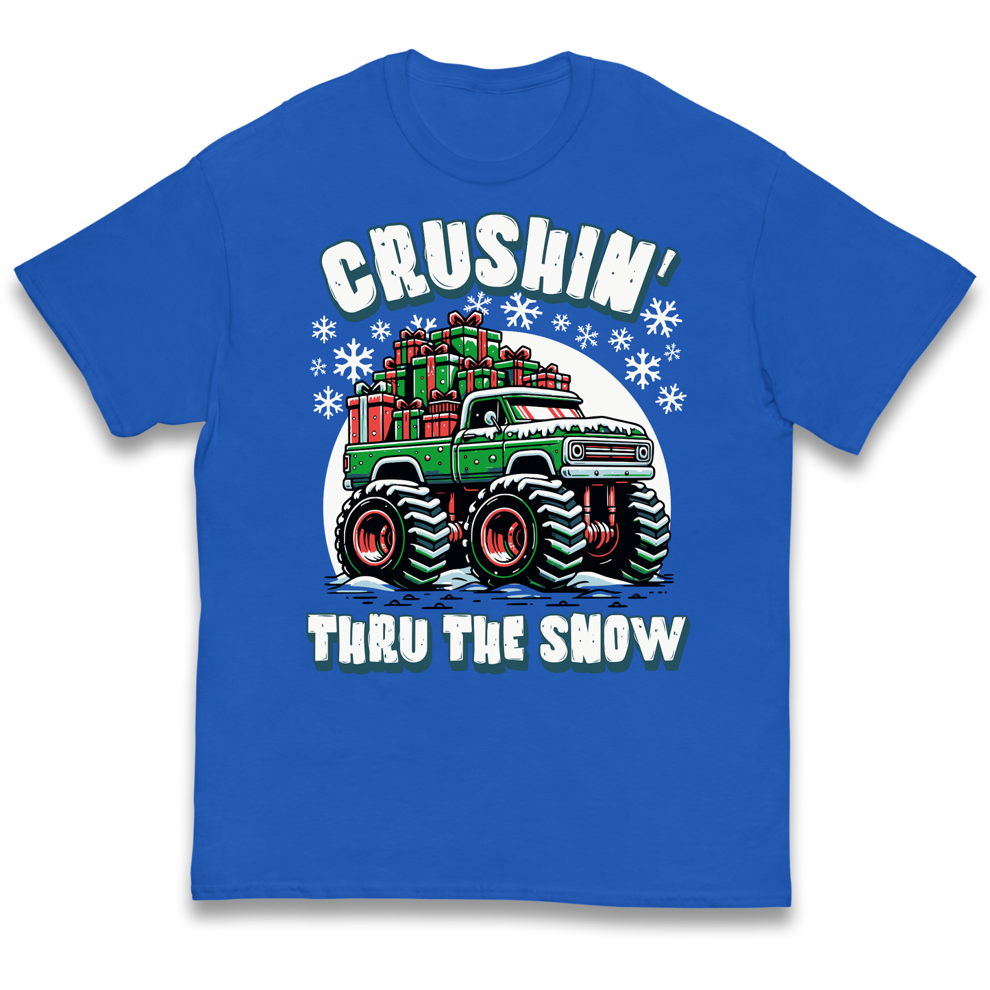 Crushin Thru The Snow kids t shirt