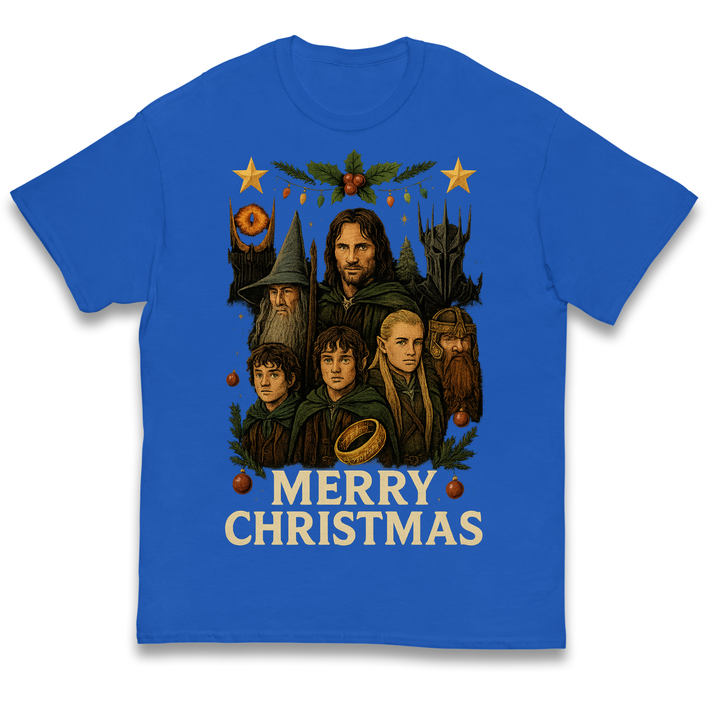 Lord of The Rings Christmas Kids T Shirt