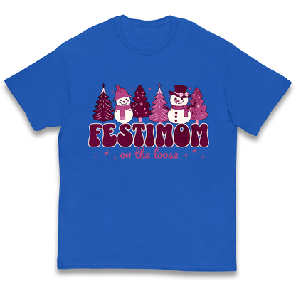 Festimom on The Loose kids t shirt