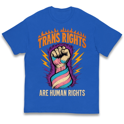 Trans Rights Are Human Rights kids t shirt