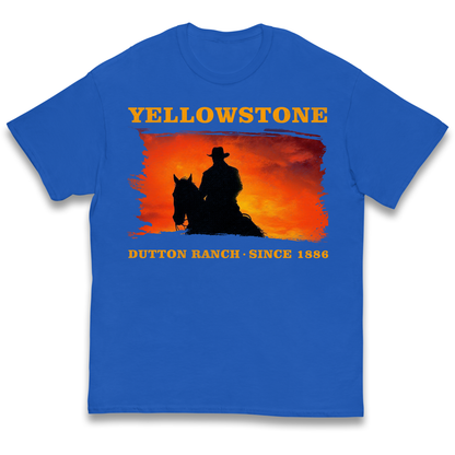 Yellowstone Dutton Ranch Since 1886 kids t shirt