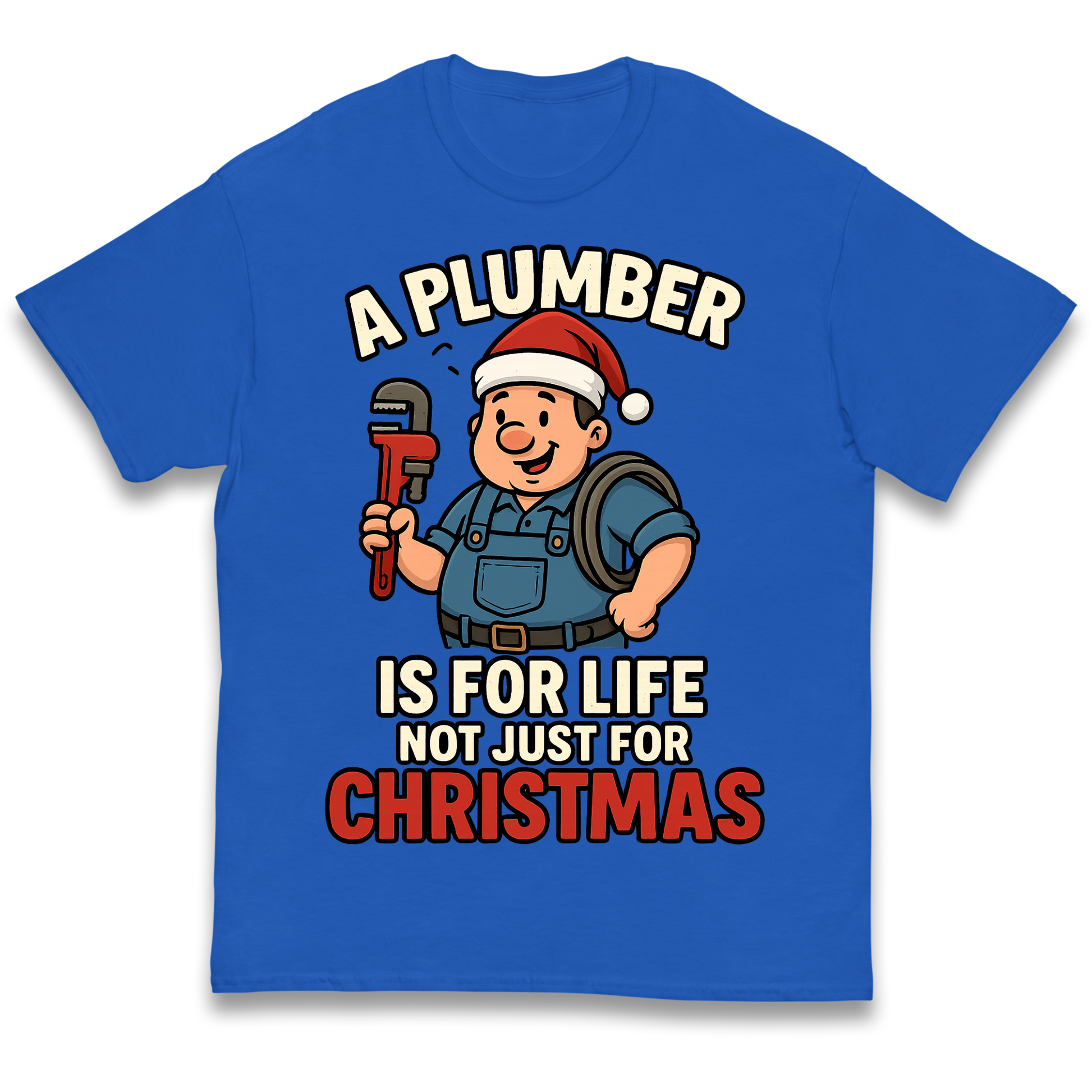 Plumber Christmas Kids T Shirt
