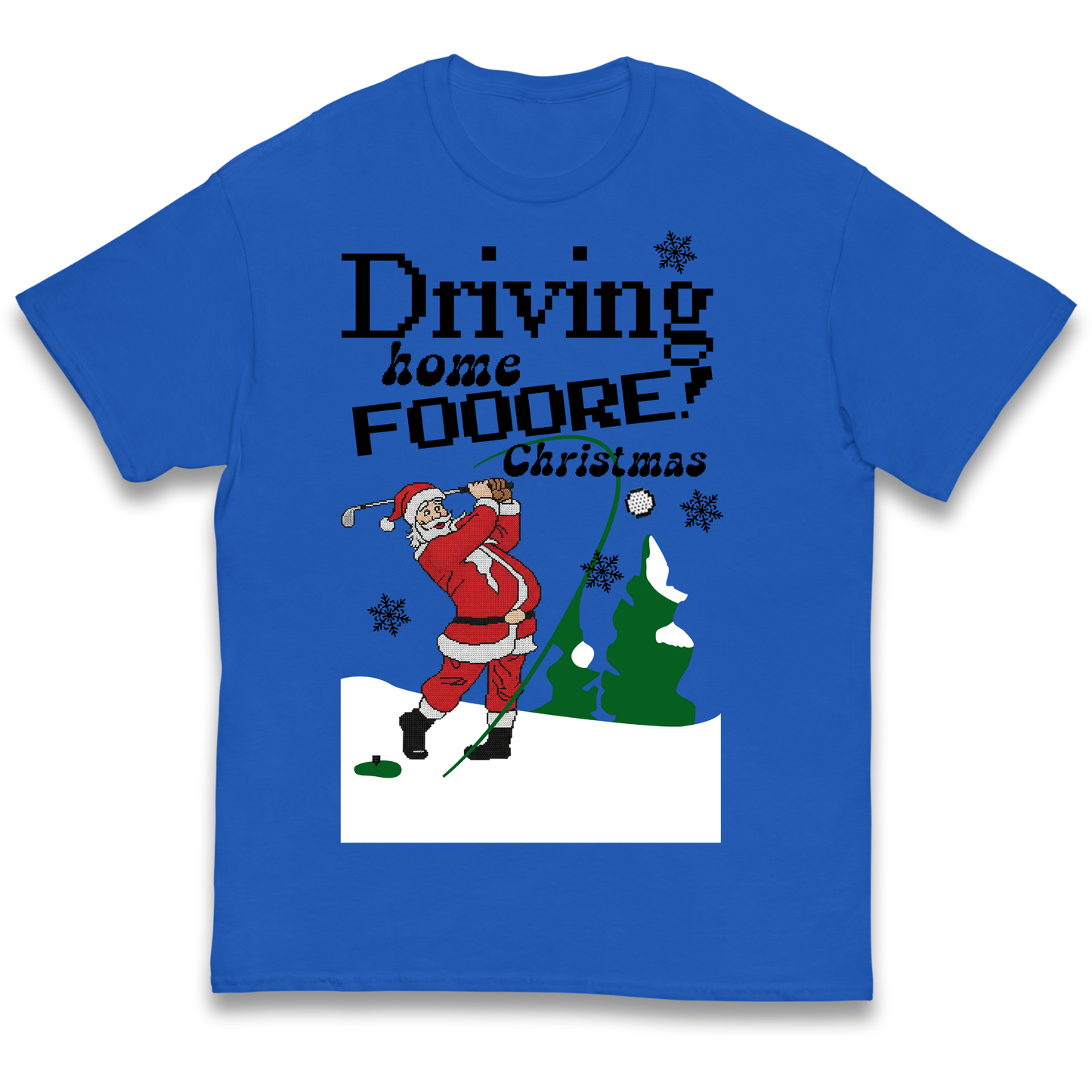 Christmas Golf Kids T Shirt