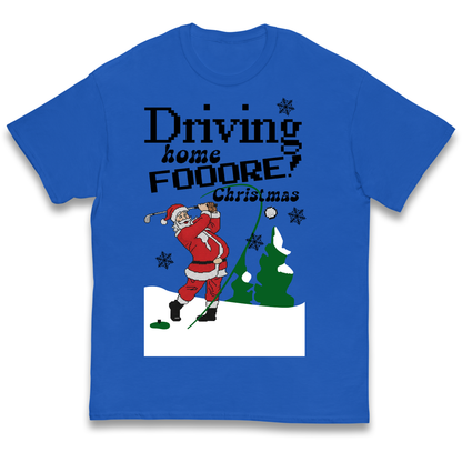 Christmas Golf Kids T Shirt