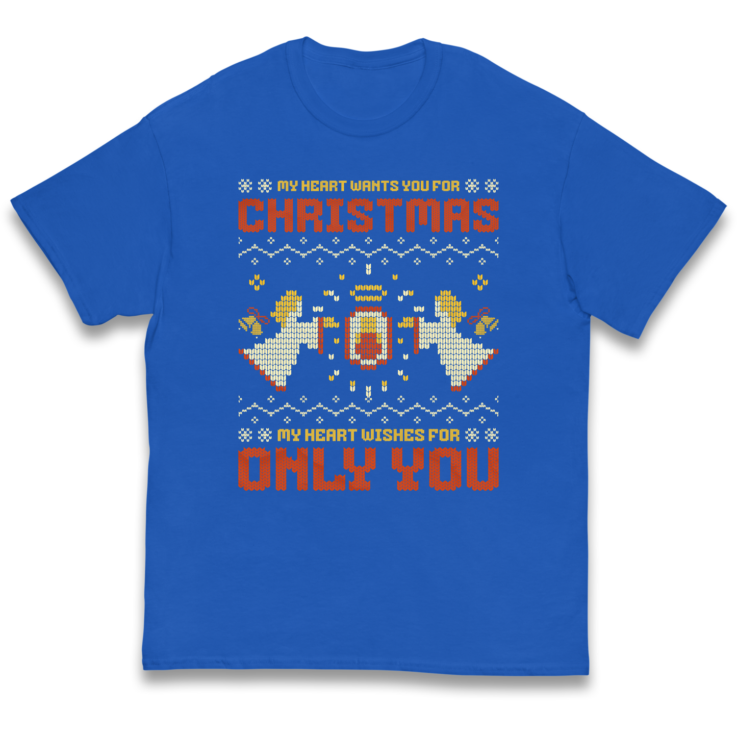 My Heart Wants You For Christmas Only You Christmas kids t shirt