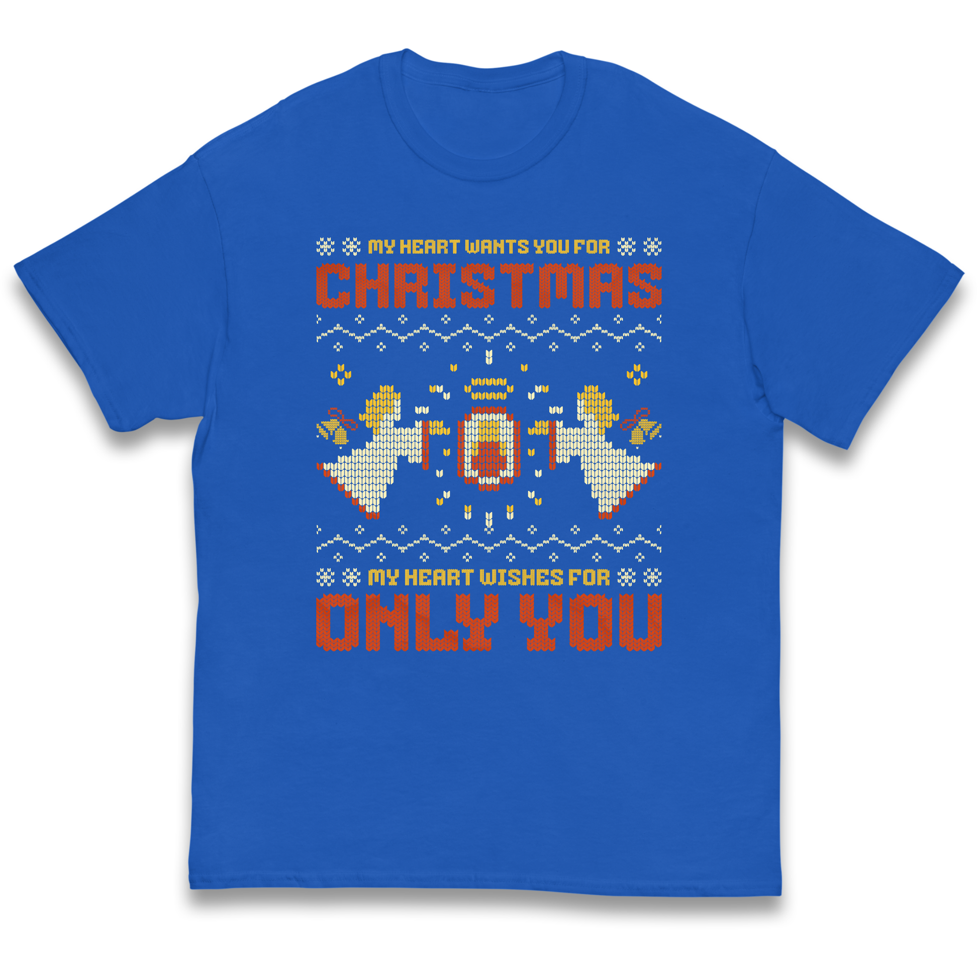 My Heart Wants You For Christmas Only You Christmas kids t shirt