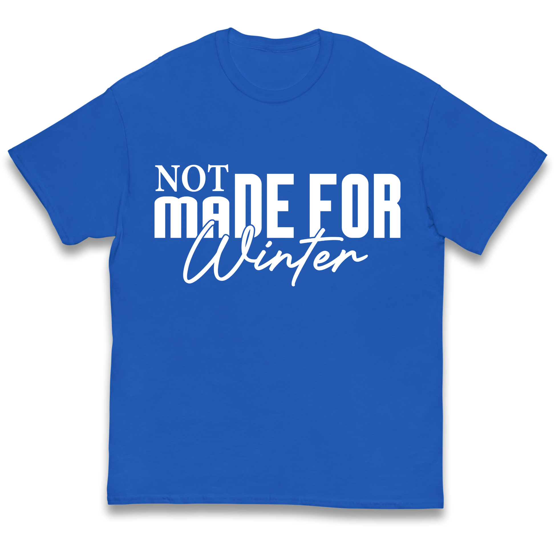 Not Made For Winter Christmas kids t shirt