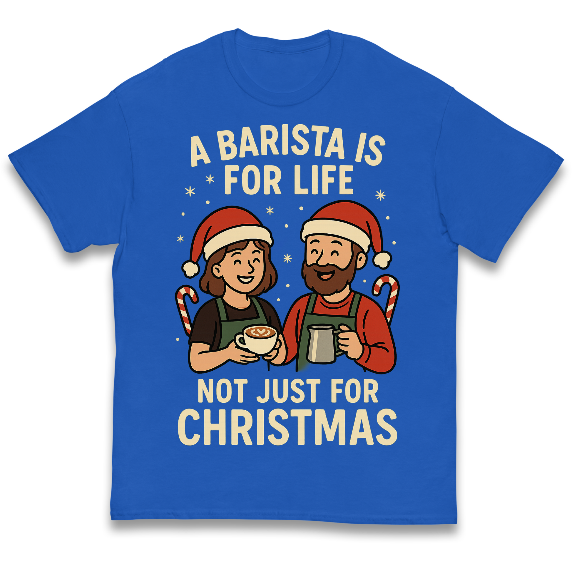 Barista Christmas Kids T Shirt