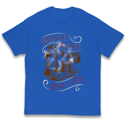 Peace Love And Joy Christmas kids t shirt