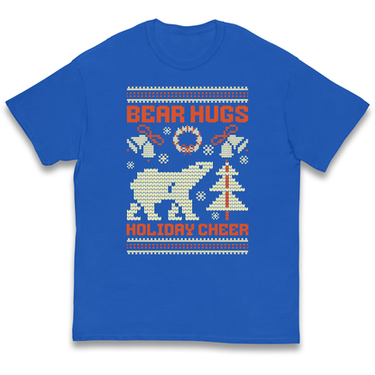 Bear Hugs Holiday Cheer kids t shirt