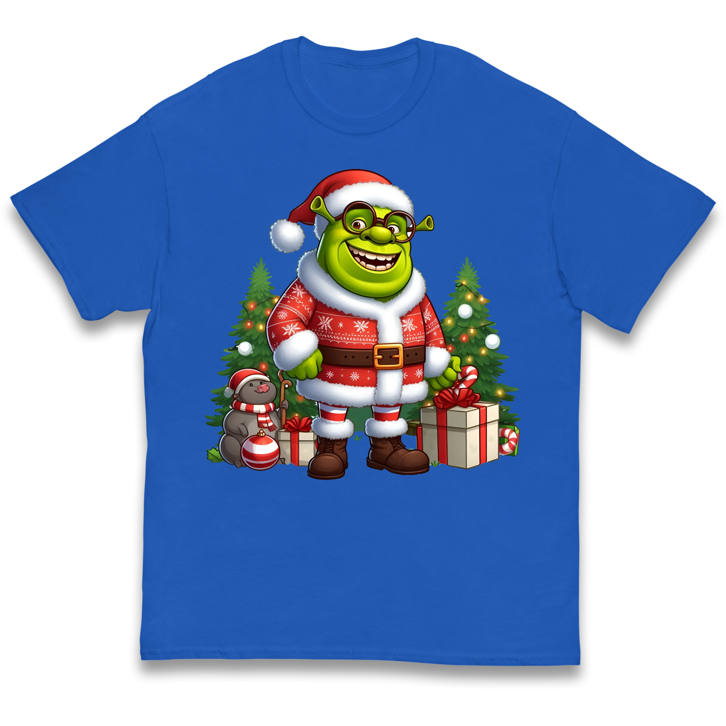 Shrek Santa Claus Presents kids t shirt