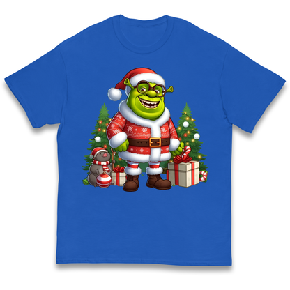 Shrek Santa Claus Presents kids t shirt