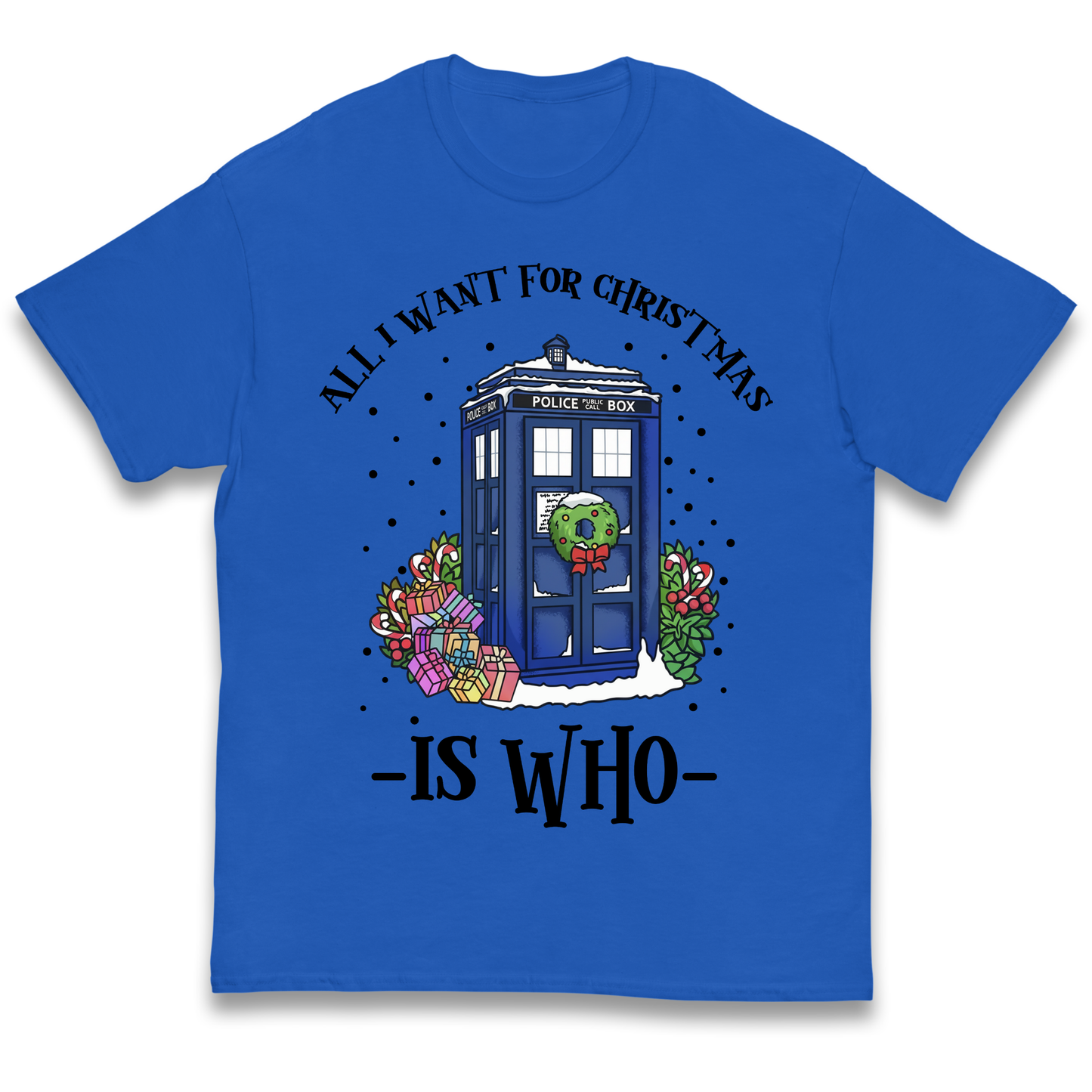 Dr Who Christmas kids t shirt
