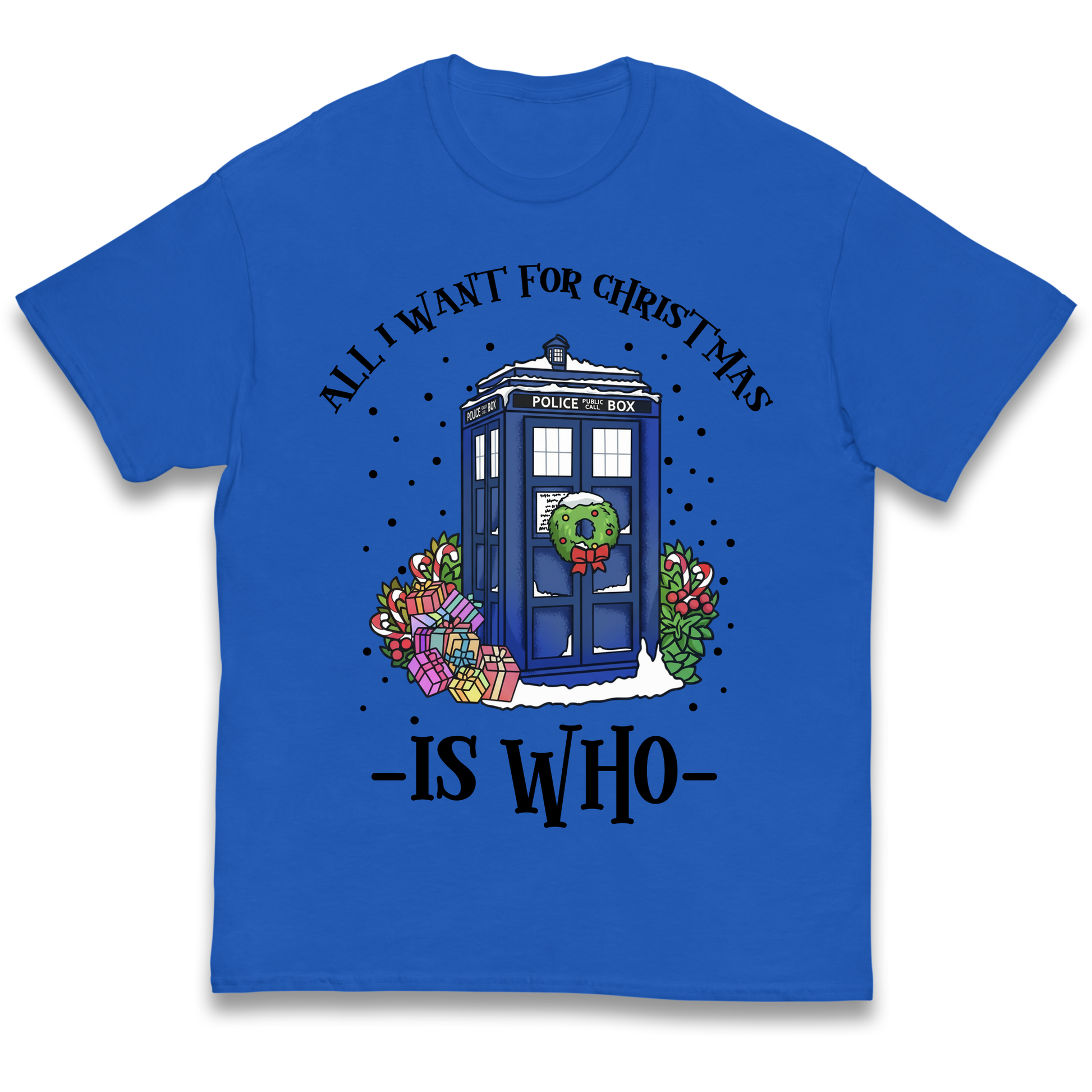 Dr Who Christmas kids t shirt