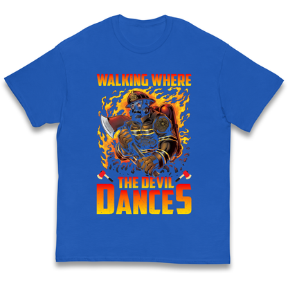 Walking Where The Devil Dances kids t shirt