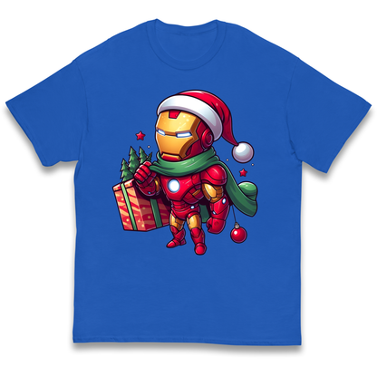 Ironman Santa kids t shirt