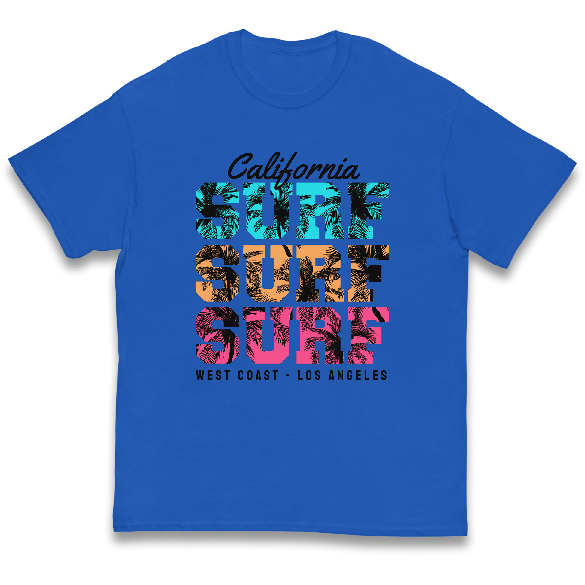 California Surf Surf Surf kids t shirt