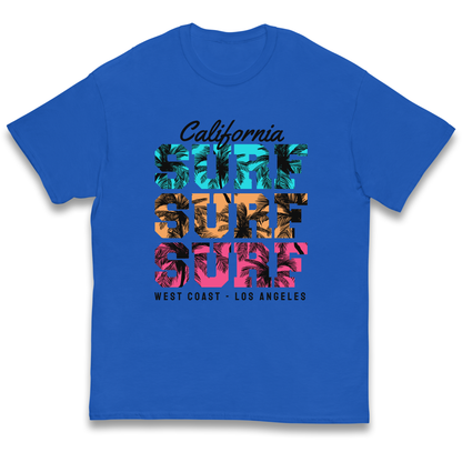 California Surf Surf Surf kids t shirt