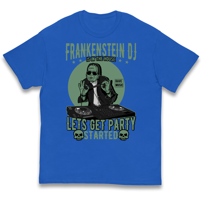 Frankenstein DJ kids t shirt