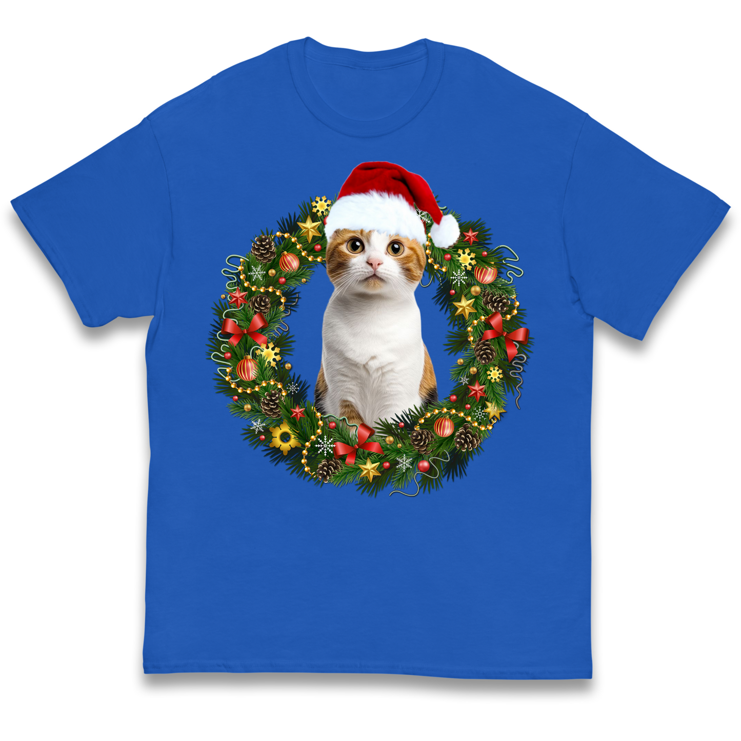 Cat Christmas kids t shirt