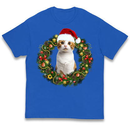 Cat Christmas kids t shirt