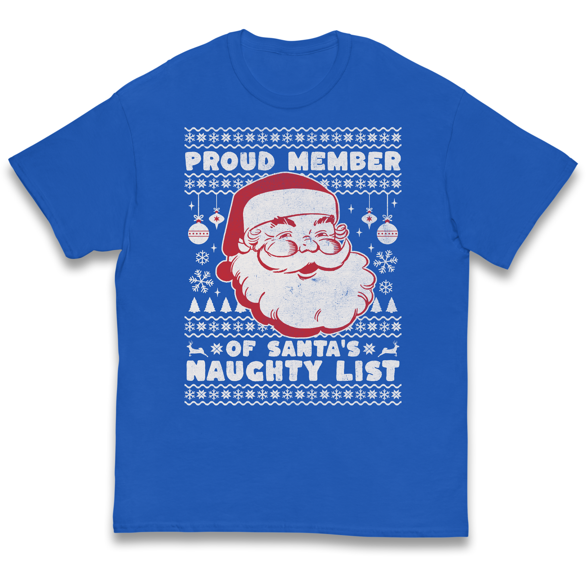 Proud Member Of Santas Naughty List Christmas kids t shirt