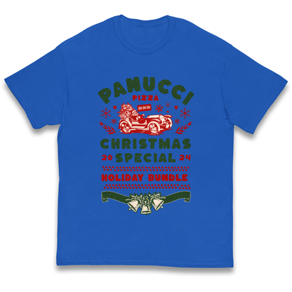 Panucci Pizza Christmas Special Christmas kids t shirt