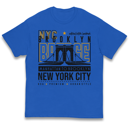 NYC Brooklyn Bridge kids t shirt