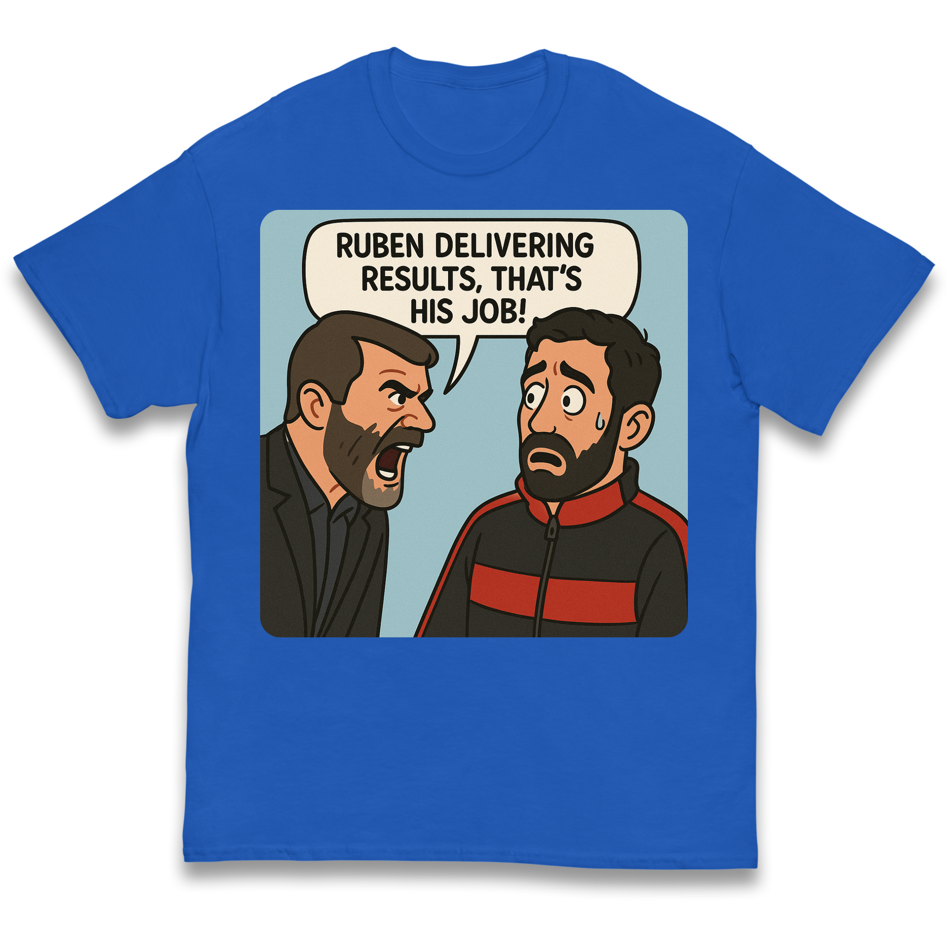 Ruben Delivering Results That's His Job kids t shirt