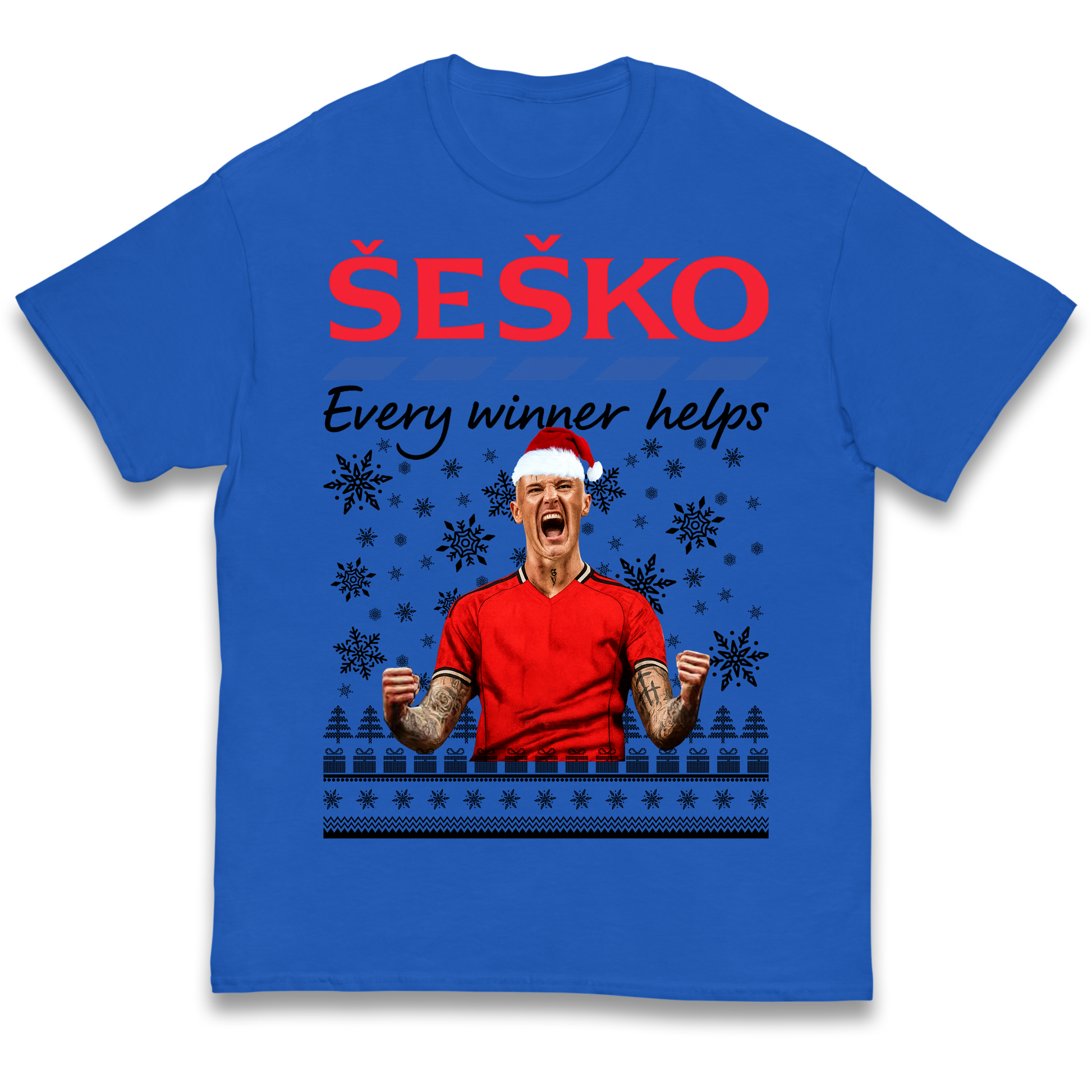 Benjamin Sesko Christmas Kids T Shirt
