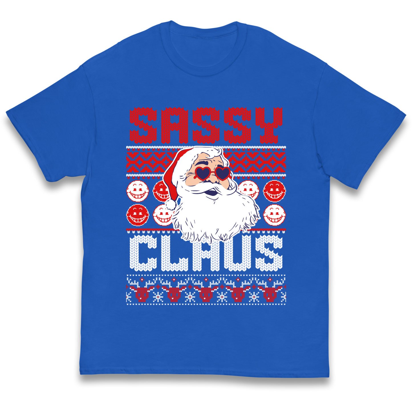 Sassy Claus Santa Christmas kids t shirt