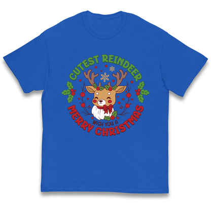 Cutest Reindeer kids t shirt
