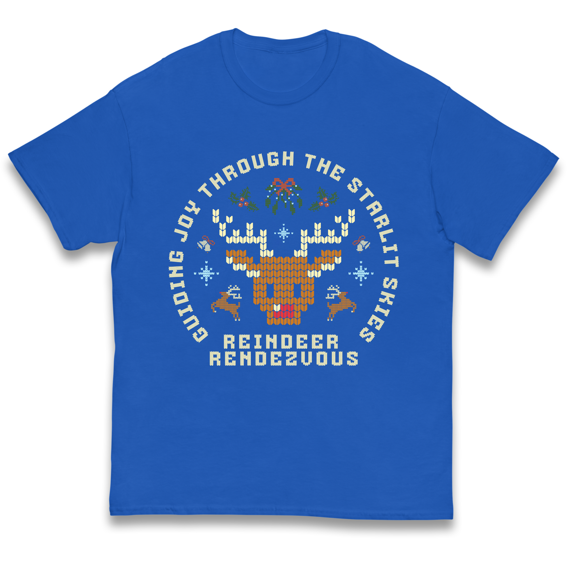 Reindeer Rendezvous Christmas kids t shirt