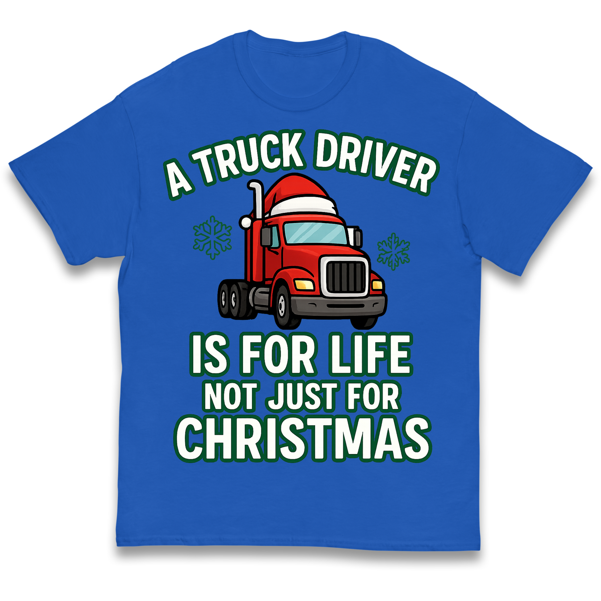 Truck Driver Christmas Kids T Shirt