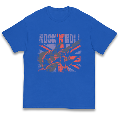 Rock N Roll Union Jack kids t shirt