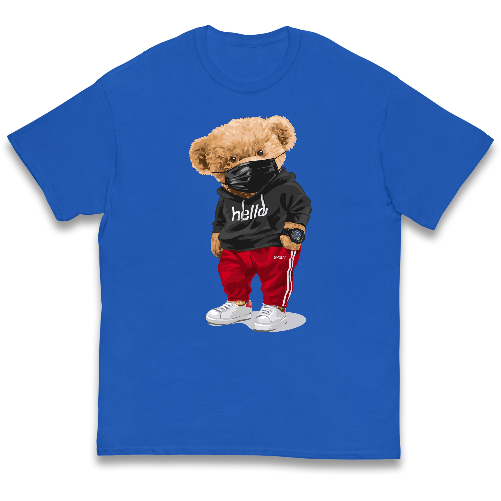Teddy Bear Hello Streetwear kids t shirt