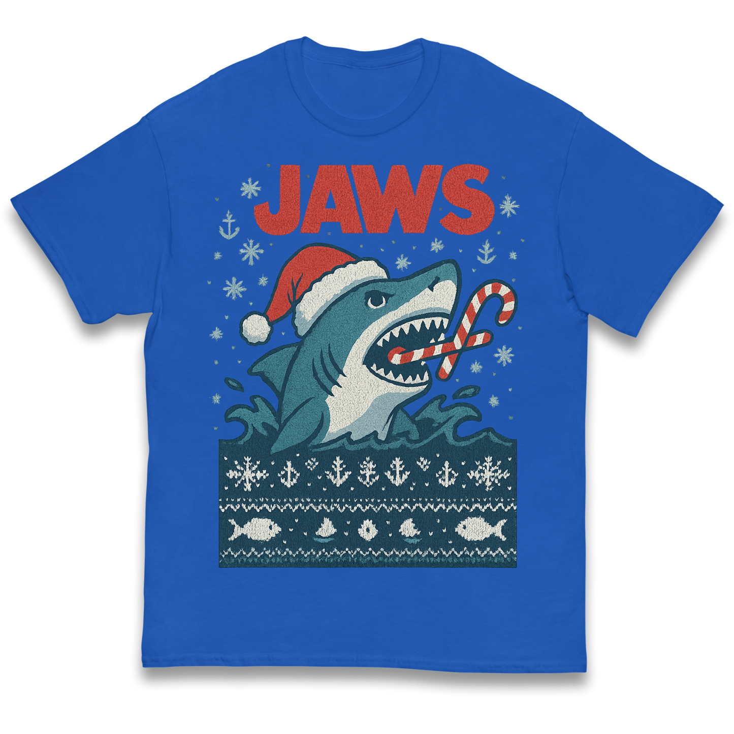 Jaws Christmas kids t shirt