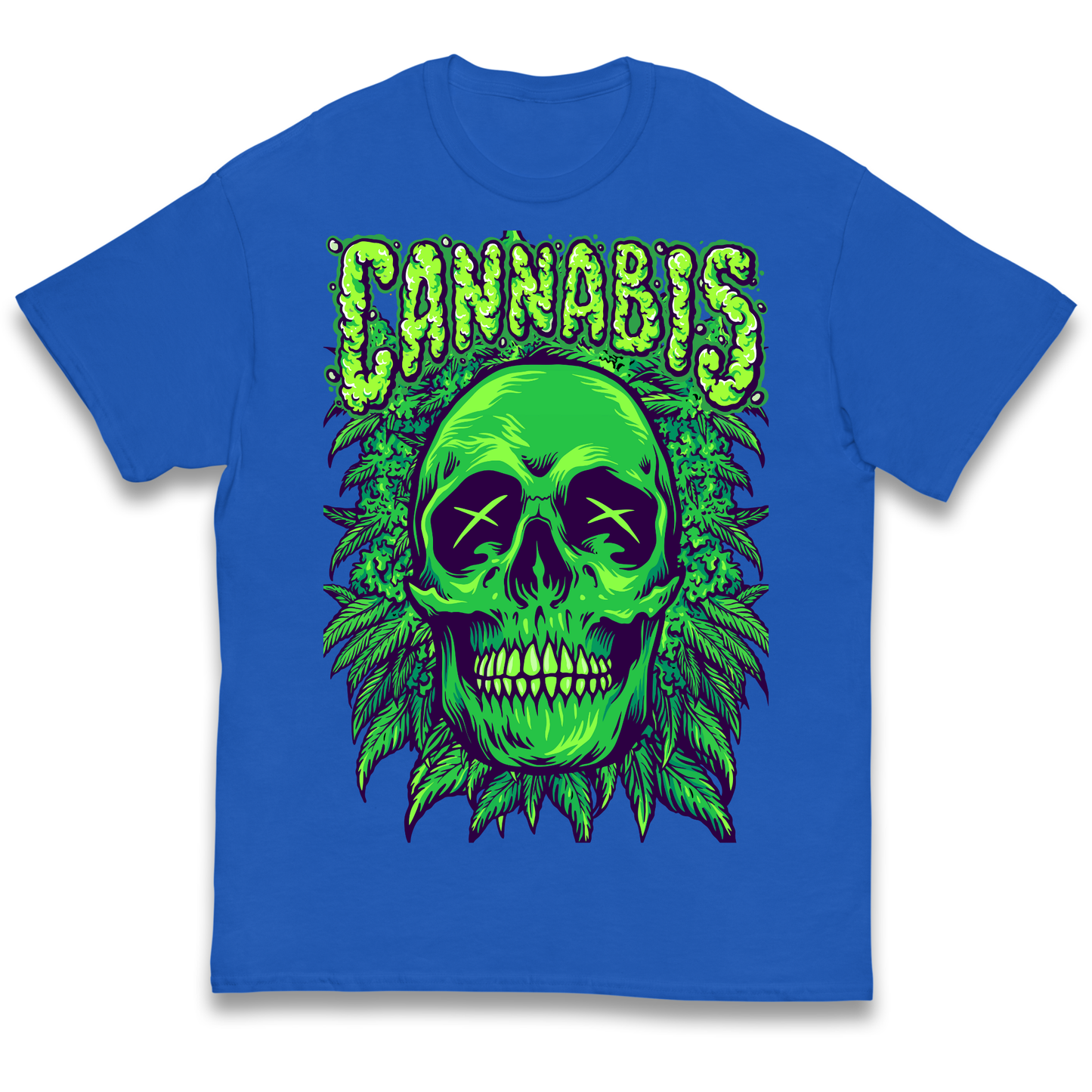 Cannabis Skull kids t shirt