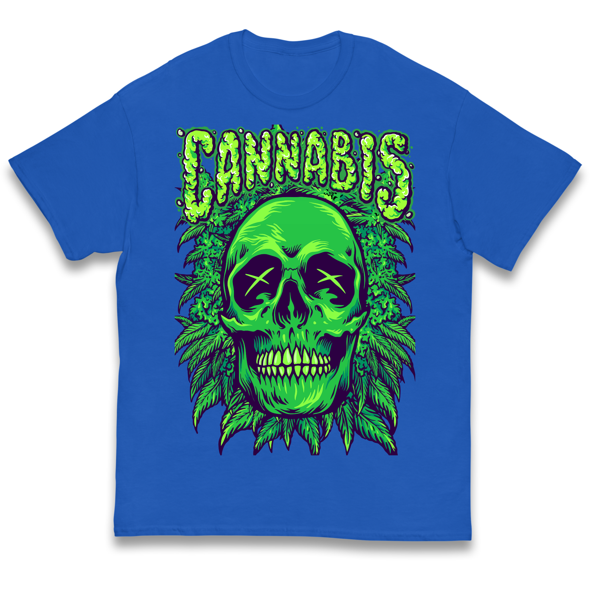 Cannabis Skull kids t shirt