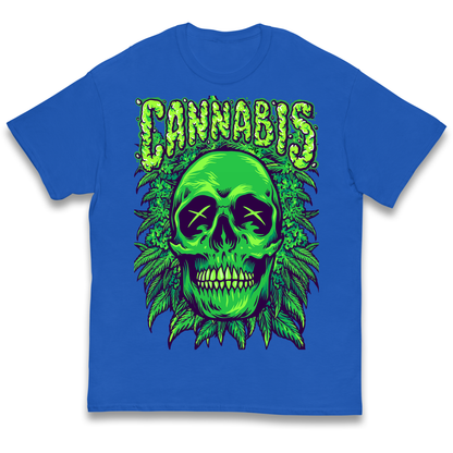 Cannabis Skull kids t shirt