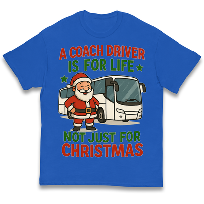 Coach Driver Christmas Kids T Shirt
