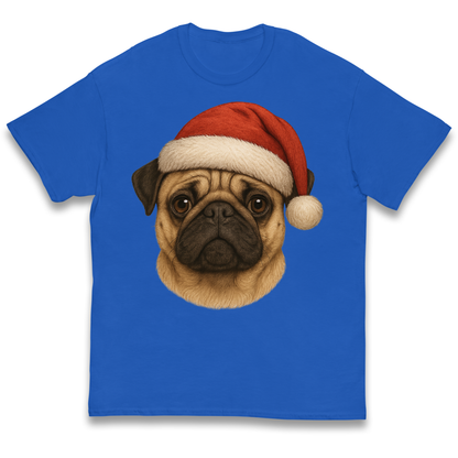 Pug Face Christmas kids t shirt