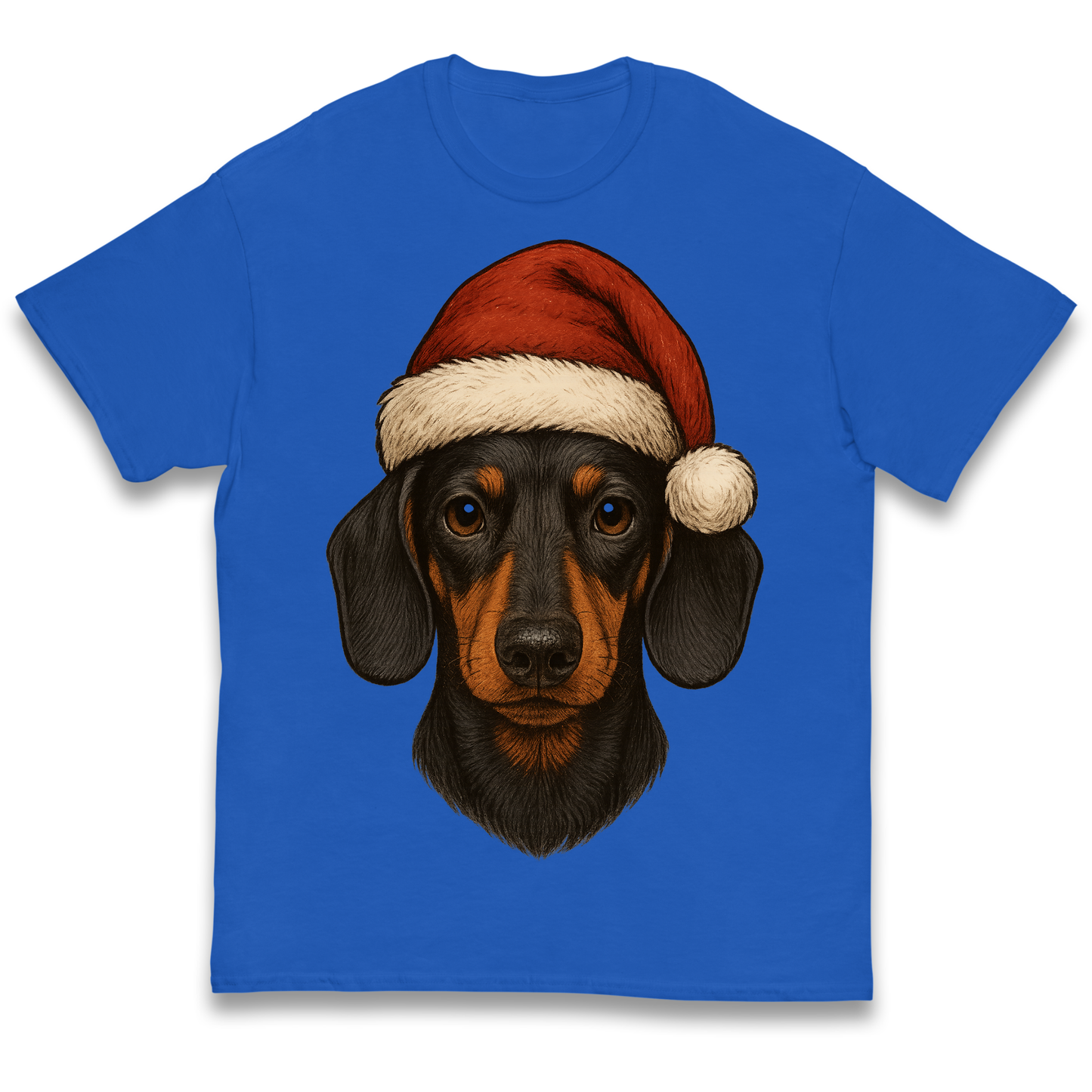 Sausage Dog Christmas Kids T Shirt