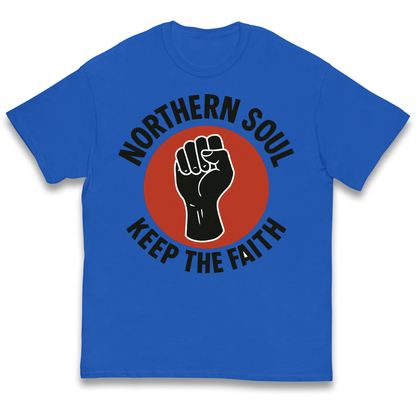Northern Soul Keep The Faith kids t shirt